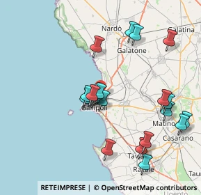 Mappa Via F.Fellini, 73014 Gallipoli LE, Italia (8.496)