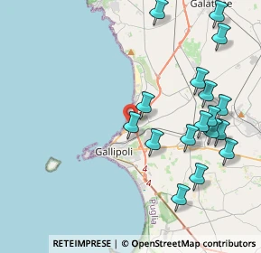 Mappa Via F.Fellini, 73014 Gallipoli LE, Italia (4.94941)