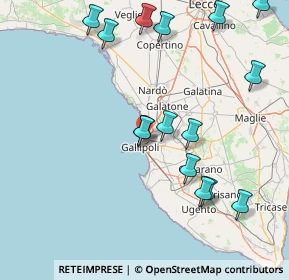 Mappa Via F.Fellini, 73014 Gallipoli LE, Italia (19.732)