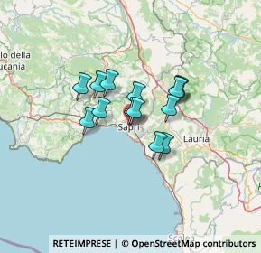 Mappa Piazza Plebiscito, 84073 Sapri SA, Italia (9.37857)