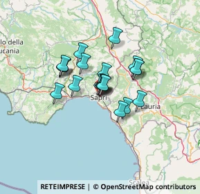Mappa Piazza Plebiscito, 84073 Sapri SA, Italia (9.4435)