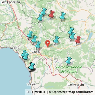 Mappa S.S. Sinnica Km 7, 85044 Lauria PZ, Italia (19.9385)