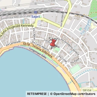Mappa Via Umberto I, 13, 84073 Sapri, Salerno (Campania)