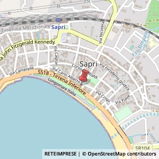 Mappa Via Umberto I, 7, 84073 Sapri, Salerno (Campania)