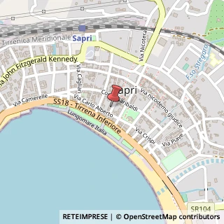 Mappa Via Silvio Pellico, 12, 84073 Sapri, Salerno (Campania)