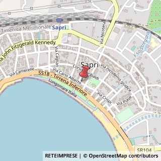 Mappa Via Carlo Alberto, 8, 84073 Sapri, Salerno (Campania)