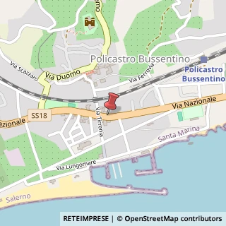Mappa Via Nazionale,  26, 84070 Santa Marina, Salerno (Campania)