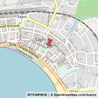 Mappa Via Principe Amedeo,  12, 84073 Sapri, Salerno (Campania)