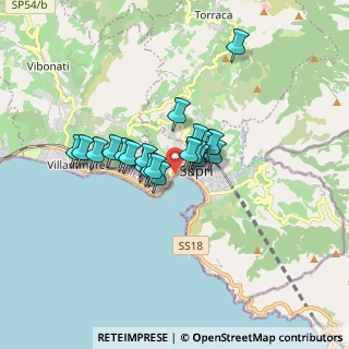 Mappa SS 18, 84073 Sapri SA, Italia (1.2595)