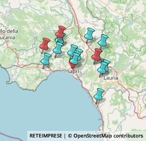 Mappa Via Carlo Pisacane, 84073 Sapri SA, Italia (11.52)