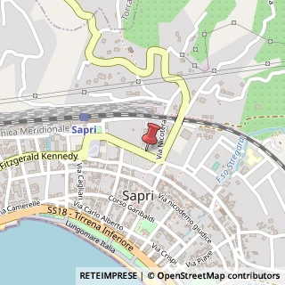 Mappa Via Cavour, 8, 84073 Sapri, Salerno (Campania)