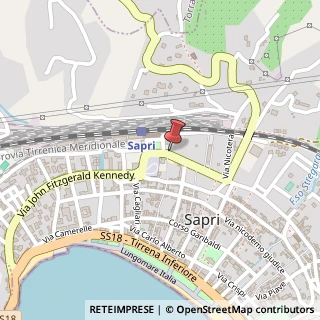 Mappa Piazza Vittorio Veneto, 1, 84073 Sapri, Salerno (Campania)