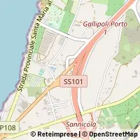 Mapa Gallipoli