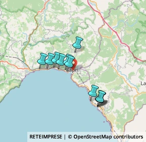 Mappa Via Francesco Crispi, 84073 Sapri SA, Italia (6.45917)