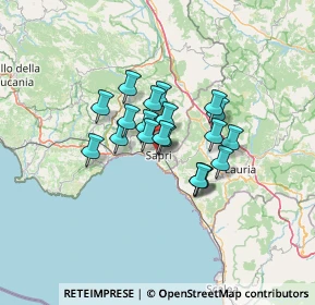 Mappa SP 16, 84073 Sapri SA, Italia (9.4885)
