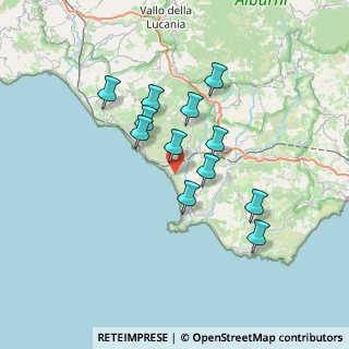 Mappa Via degli Ulivi, 84066 Pisciotta SA, Italia (6.35167)