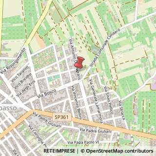 Mappa Via A. De Ferraris, 7, 73040 Collepasso, Lecce (Puglia)