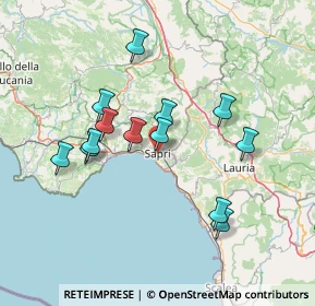 Mappa 84073 Sapri SA, Italia (14.29154)
