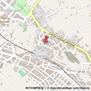 Mappa Via Genova c/o complesso scolastico, 73058 Tuglie LE, Italia, 73058 Tuglie, Lecce (Puglia)