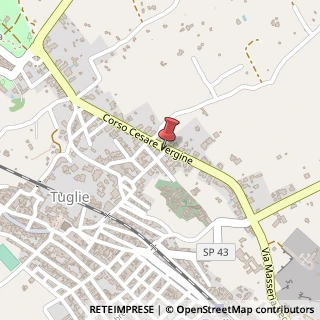 Mappa Via vergine, 73058 Tuglie, Lecce (Puglia)