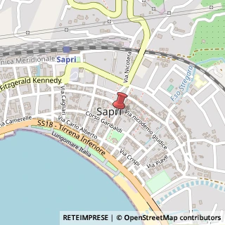 Mappa Via Umberto I, 84073 Sapri SA, Italia, 84073 Sapri, Salerno (Campania)