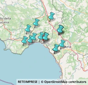Mappa 84073 Sapri SA, Italia (10.76133)