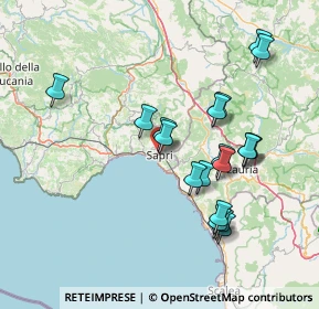 Mappa 84073 Sapri SA, Italia (15.88368)