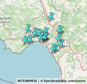 Mappa 84073 Sapri SA, Italia (8.89833)