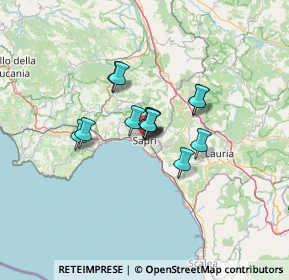 Mappa 84073 Sapri SA, Italia (8.65077)