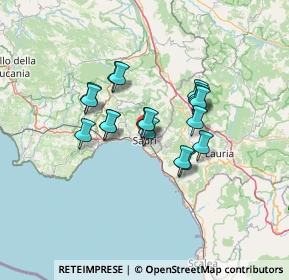 Mappa 84073 Sapri SA, Italia (10.73056)