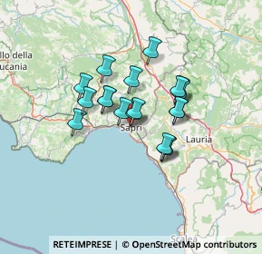 Mappa 84073 Sapri SA, Italia (10.41211)