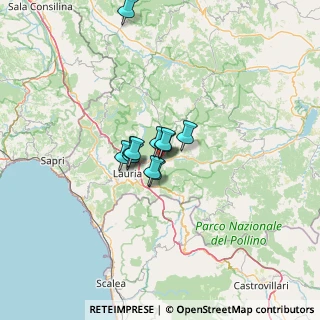 Mappa SS Sinnica 653 Km 6, 85044 Lauria PZ, Italia (7.88091)