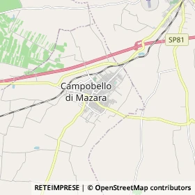Mappa Campobello di Mazara
