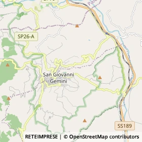 Mappa San Giovanni Gemini