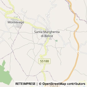 Mappa Santa Margherita di Belice