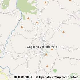 Mappa Gagliano Castelferrato