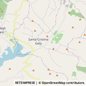 Mappa Santa Cristina Gela