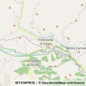 Mappa Francavilla di Sicilia