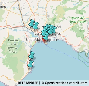 Mappa Via dei Navigatori, 09126 Cagliari CA, Italia (9.69545)