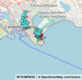 Mappa Via Marina Piccola, 09126 Cagliari CA, Italia (2.71909)