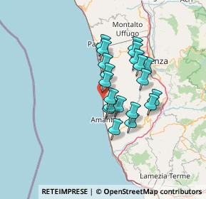 Mappa SS 18, 87030 Belmonte Calabro CS (11.24)