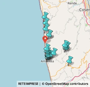 Mappa SS 18, 87030 Belmonte Calabro CS (6.23353)