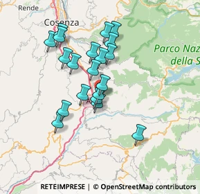 Mappa SP74, 87056 Santo Stefano di Rogliano CS, Italia (6.6595)