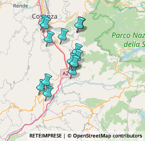 Mappa SP74, 87056 Santo Stefano di Rogliano CS, Italia (6.49071)