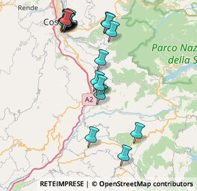 Mappa SP74, 87056 Santo Stefano di Rogliano CS, Italia (9.871)