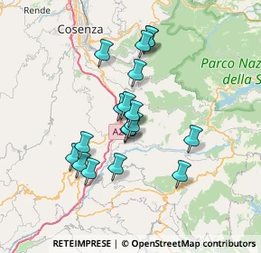 Mappa SP74, 87056 Santo Stefano di Rogliano CS, Italia (6.42611)