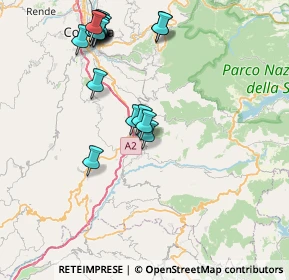 Mappa SP74, 87056 Santo Stefano di Rogliano CS, Italia (9.884)