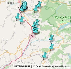 Mappa SP74, 87056 Santo Stefano di Rogliano CS, Italia (9.328)