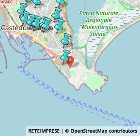 Mappa Viale Sant'Elia, 09126 Cagliari CA, Italia (3.03929)