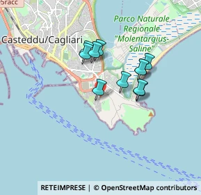 Mappa Viale Sant'Elia, 09126 Cagliari CA, Italia (1.45182)